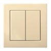 epsilon_beige_lo_1304334892.lt_.jpg Jungiklis, 2 klavišų, "Profi" be rėmelio - Smėlio